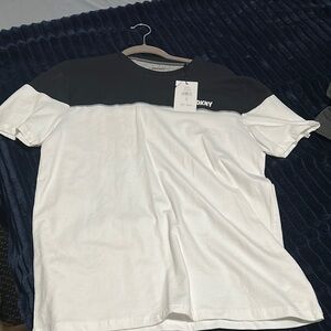DKNY Black and White Men's Shirt